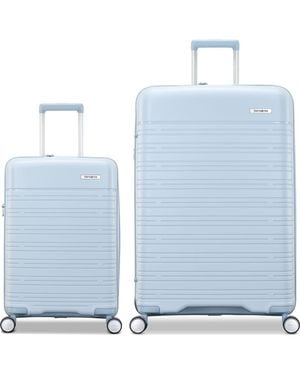 Samsonite Elevation Plus Global Carry On & Large Spinner 2-Piece Set - Blue
