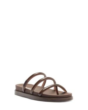 SCHUTZ SHOES Polly Sporty Platform Sandal - Brown