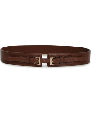 Belle & Bloom London Fog Leather Waist Belt - Brown