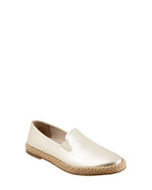 Trotters Poppy Espadrille Flat - Natural