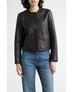 Nili Lotan Ophelie Leather Jacket - Black