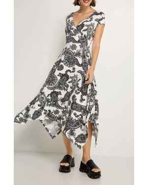 Lascana Handkerchief Hem Dress - Multicolor