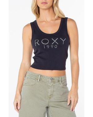 Roxy Shine Bright Rib Tank - Blue