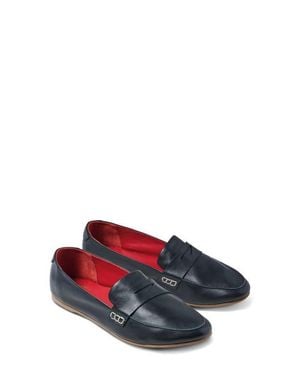 Beek Moorhen Penny Loafer - Red