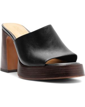 SCHUTZ SHOES Rowan Platform Sandal - Black