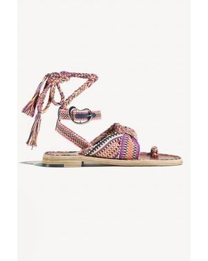 Amambaih Lorena Flat Sandals - Pink
