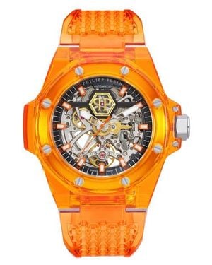 Philipp Plein King Phantom Fire Watch - Orange