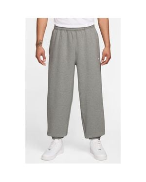Nike Solo Swoosh Fleece Sweatpants - Gray