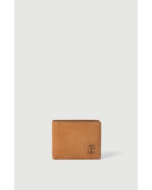 Brunello Cucinelli Nubuck Wallet - White