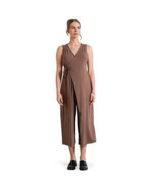 Nom Maternity Francesca Wide Leg Maternity/Nursing Jumpsuit - Multicolor
