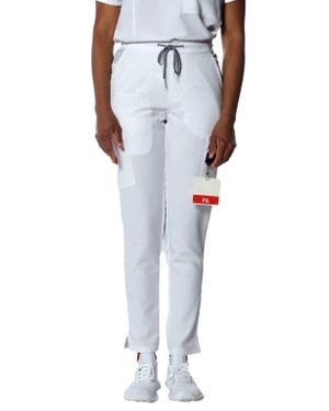 Members Only Reus Open Bottom Scrub Pants - Blue