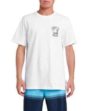 Quiksilver Hawaii Hula Dance Graphic T-Shirt - White