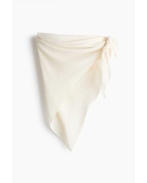 H&M Triangle Scarf - White