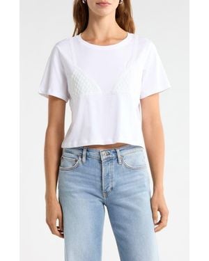 Florence By Mills Bikini Graphic Cotton T-Shirt - White