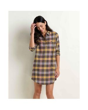 Toad & Co. Re-Form Popover Long Sleeve Dress - Multicolor