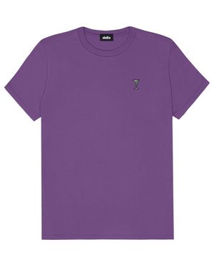 Alix Martini Lightweight Relaxed Jersey Tee - Purple