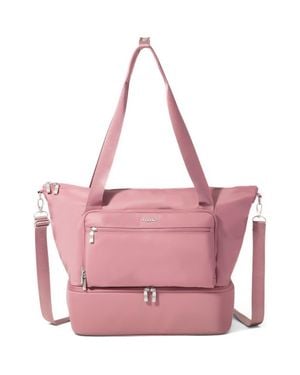 Baggallini Park Ave Overnight Tote - Pink