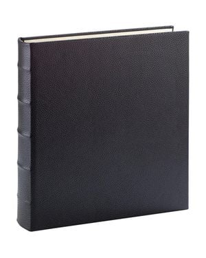 Graphic Image Large 3-Ring Clear Pocket Album - Black