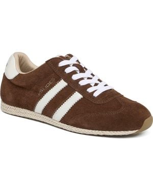 JSlides Footwear Pacey Suede Espadrille Sneaker - Brown