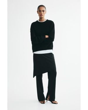 H&M Fine-Knit Cashmere Sweater - Black