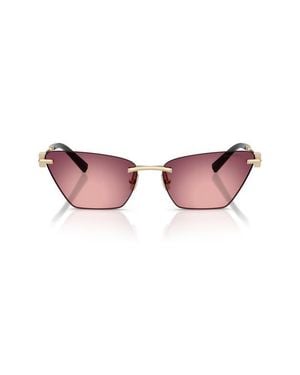 Tiffany & Co. 61Mm Gradient Butterfly Sunglasses - Pink