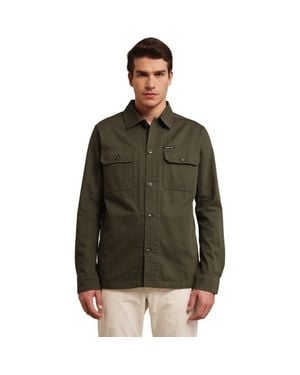Members Only Shirt Jacket - Green