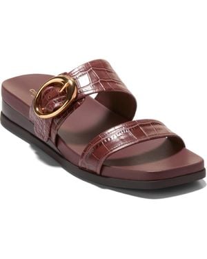 Cole Haan Oaklynn Wedge Sandal - Brown