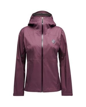 Black Diamond Fineline Stretch Rain Shell - Purple