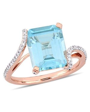 Julianna B Diamond Cocktail Ring 14K - Blue