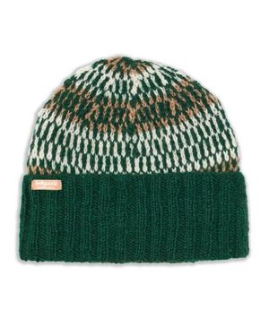 feel good Artisan Hand-Knit Adirondack Cap - Green