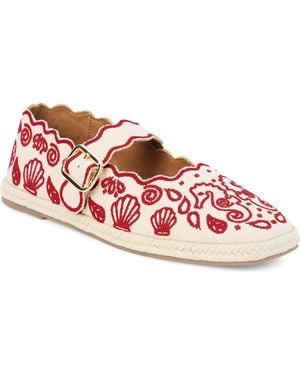 Matisse Ariana Espadrille Mary Jane Flat - Pink