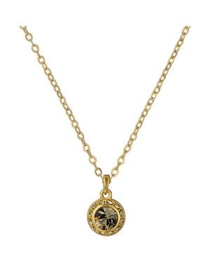 Ted Baker Soltell Solitaire Sparkle Crystal Pendant Necklace - Metallic