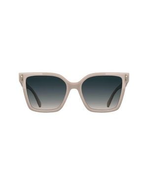 Longchamp Roseau 55Mm Modified Rectangular Sunglasses - Multicolor