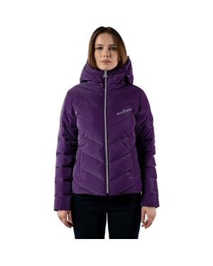 Woodpecker Robin Medium Weight Coat - Purple
