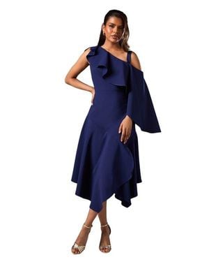 Coast Petite Midi Wedding Guest Dress - Blue