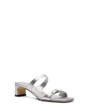 Stuart Weitzman Baby Babette Slide Sandal - White