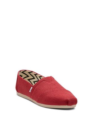 TOMS Classic Alpargata Espadrille Slip-On - Red