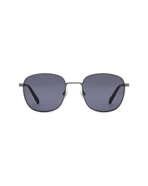 Fossil 53Mm Square Sunglasses - Blue
