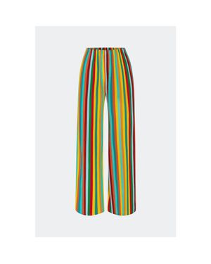 Simon Miller Nella Crepe Wide Leg Pant - Green