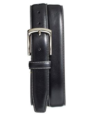 Torino Burnished Leather Belt - Black