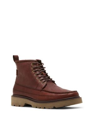 Steve Madden Daviston Moc Toe Boot - Brown