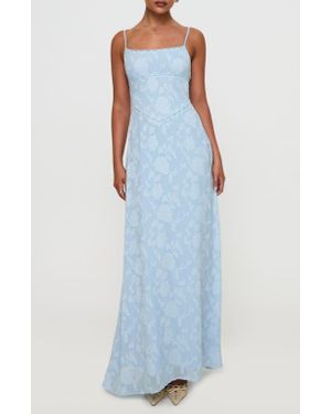 celena maxi dress blue burnout Celena Maxi Dress Navy Burnout