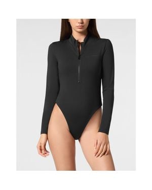 Philipp Plein Sport Body Suit Ls - Black