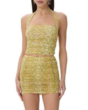 AFRM Aranya Halter Top - Yellow