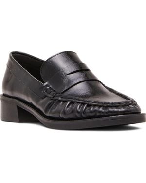 Anne Klein Fletcher Faux Leather Loafer - Black