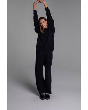 LDMA All Day Straight Leg Sweats - Black