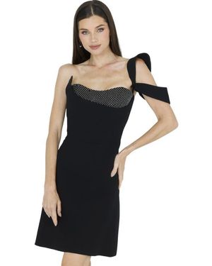 Akalia Sera One Shoulder Mini Dress - Black