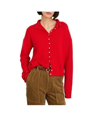 Alex Mill Taylor Cotton & Cashmere Cardigan - Red