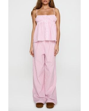 Princess Polly Cassini Tank & Pants Set - Pink