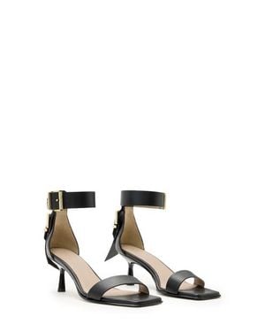 AllSaints Noir Ankle Strap Sandal - Black